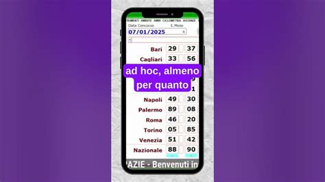 Ambo, Terno e Quaterna in 4 colpi dalla 5a del Mese su Nazionale.